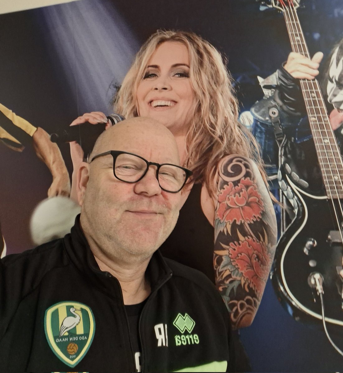 RaafRob's tweet image. Me jaarlijkse foto met @Anouk  , ze wordt geen spat ouwer 🤣🤣🤣💛💚