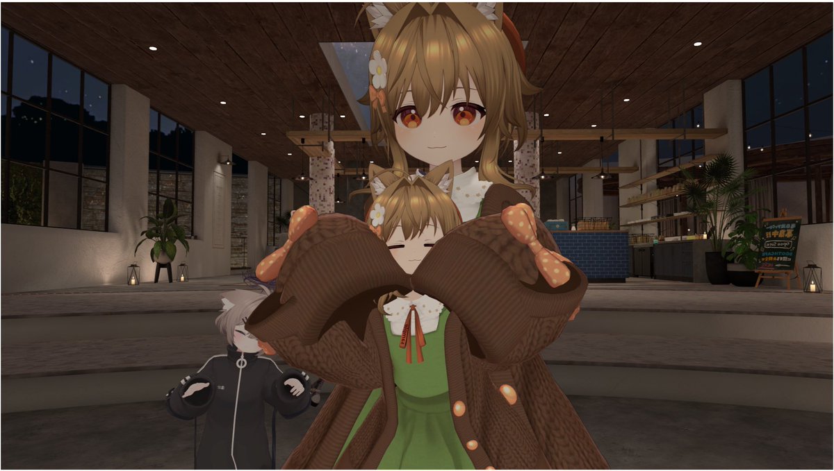 寝る前にちょっとだけVRCヾ(*´∀｀*)ﾉ