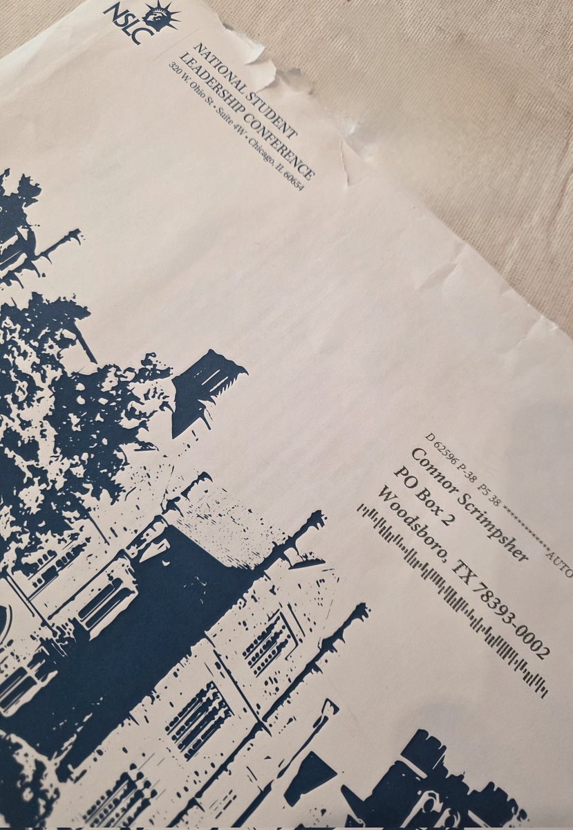 DefCon_Connor's tweet image. Got invited to the National Student Leadership Conference this summer