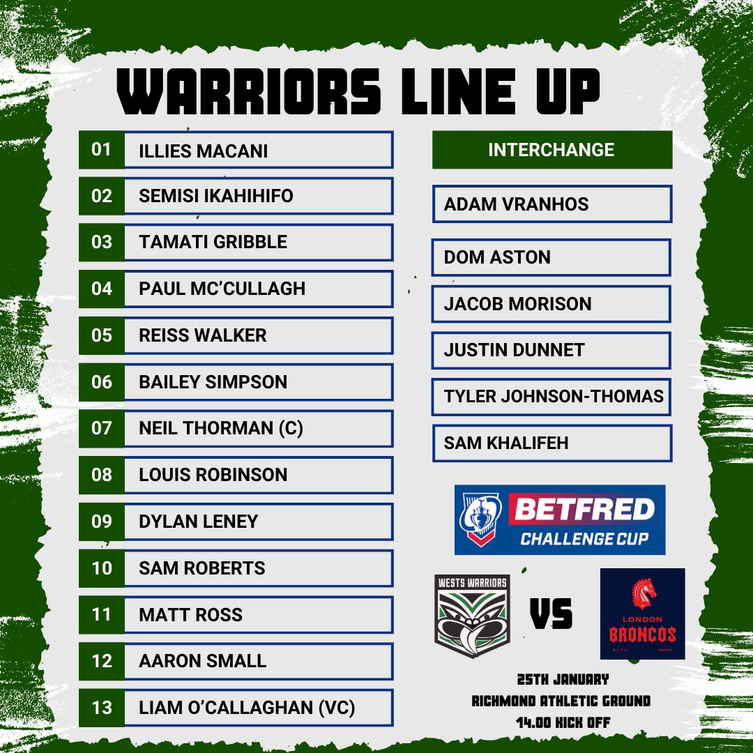 Wests Warriors tweet media