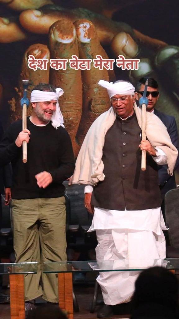 सैल्यूट <a href="/RahulGandhi/">Rahul Gandhi</a> जी, मनरेगा बचाना है।