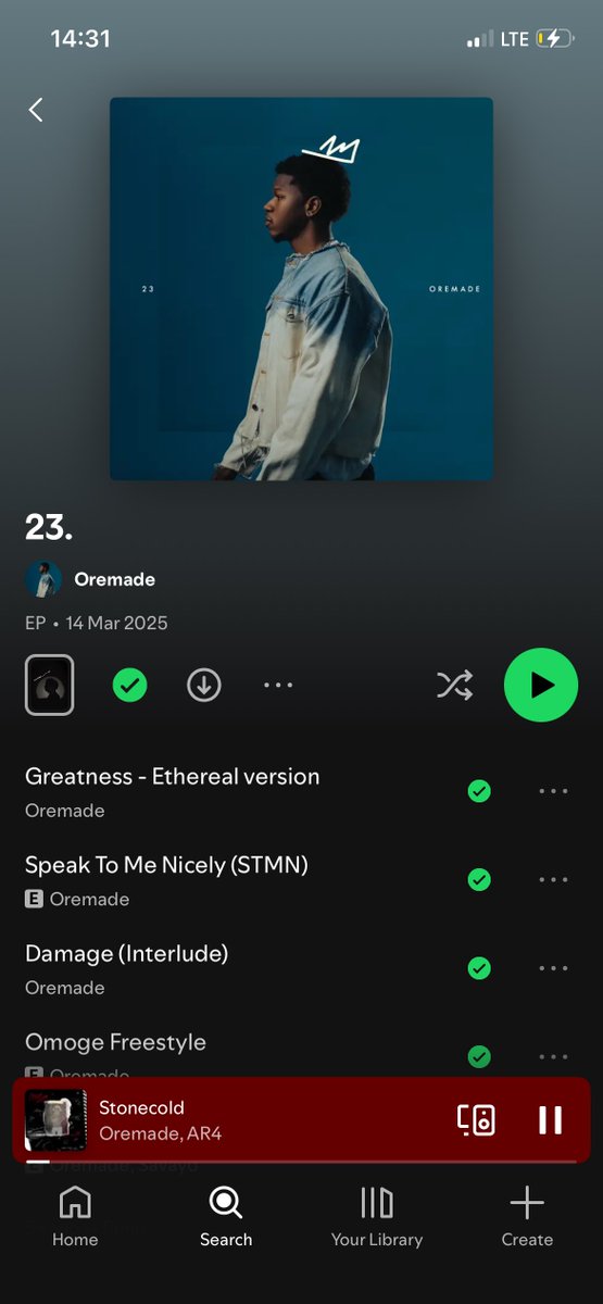 Please ham an artist, ham big I know, but please stream my music, 
i’ve suffered because of you, Please 😔

open.spotify.com/artist/1Pw5pQN…