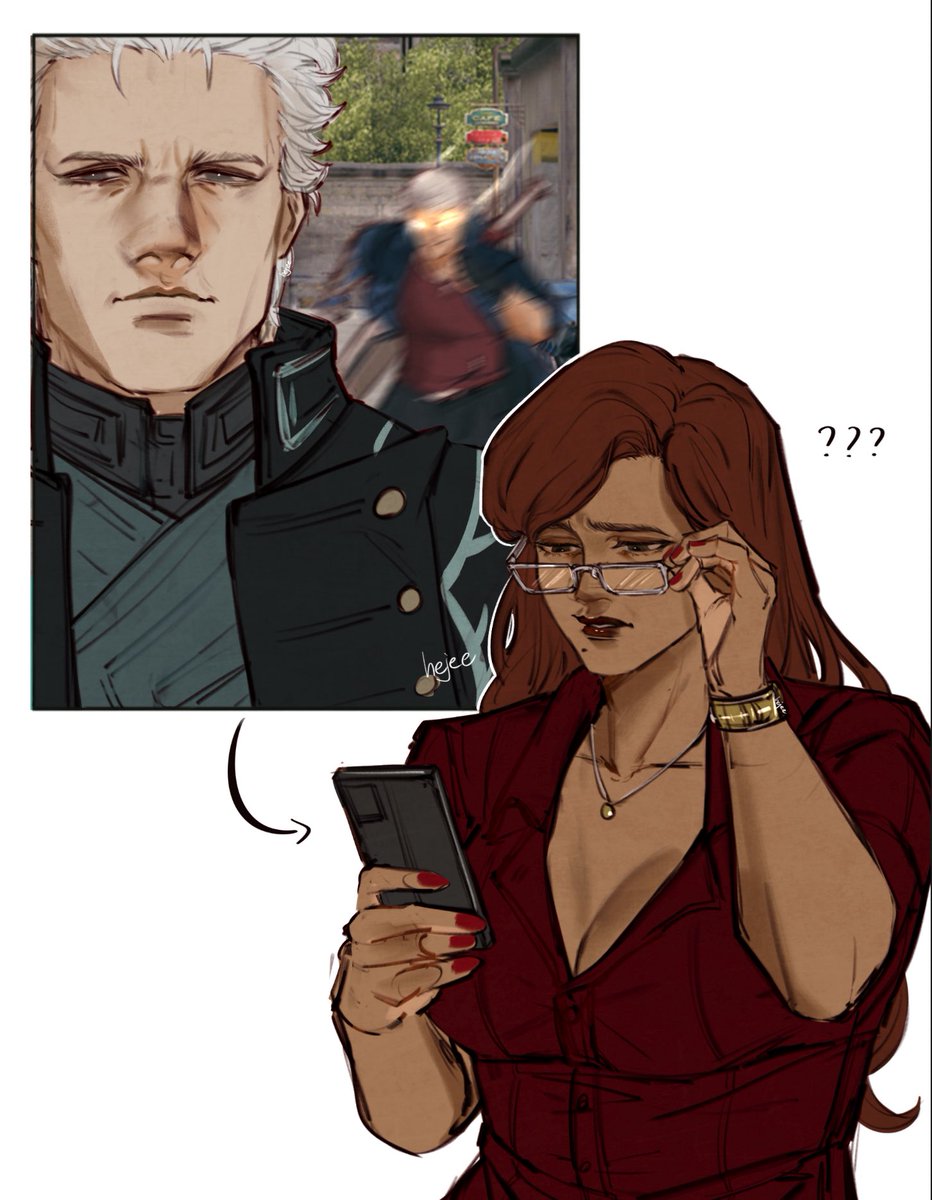 (verlir au) u can really see that vergil thinks he deserve to live