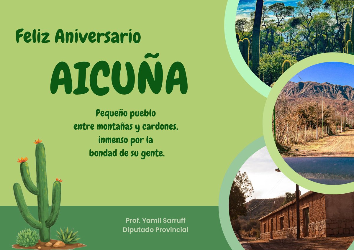 Felices 416 años de historia, AICUÑA...