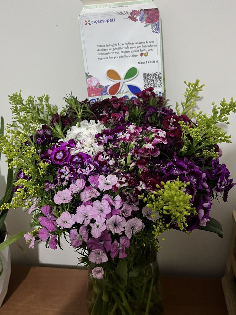 Hayatımda ilk kez bugün çiçek aldım. Zorlu bir dönemden geçtiğim bir anda, bu küçük ama benim için çok anlamlı jest ruhuma bir nebze şifa oldu. 🌸