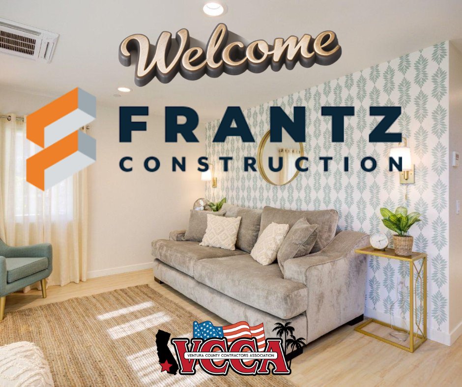 Welcome our new member:  Frantz Construction Inc to the Ventura County Contractors Association!