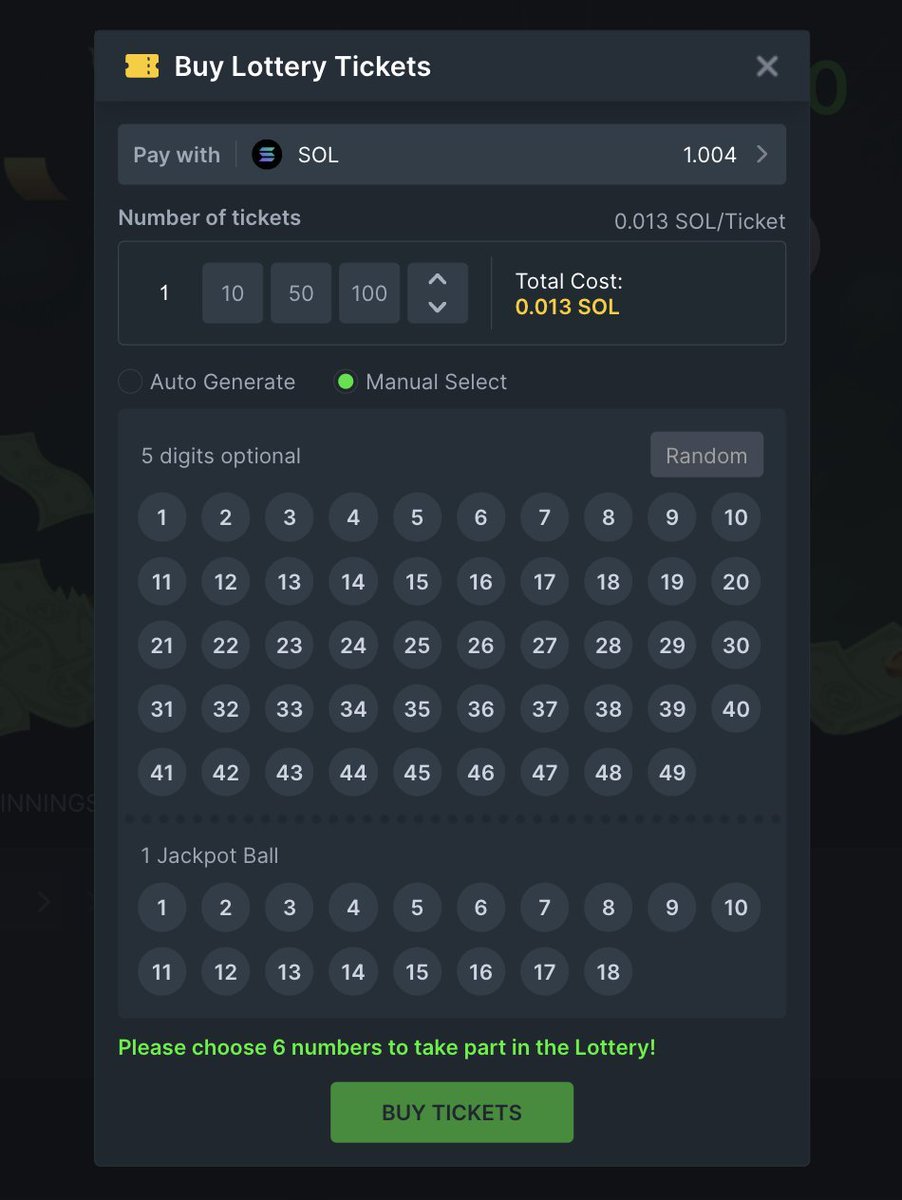 Interface du Solcasino login