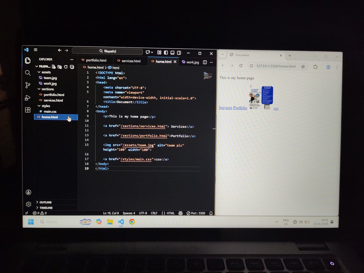 proudly_gold's tweet photo. Getting through filepath has not been easy but now I can finally say I have successfully tackled it
#WebDevelopment
#WebDev
#techie
#filepath
#Frontend https://t.co/8SUlu06MYp