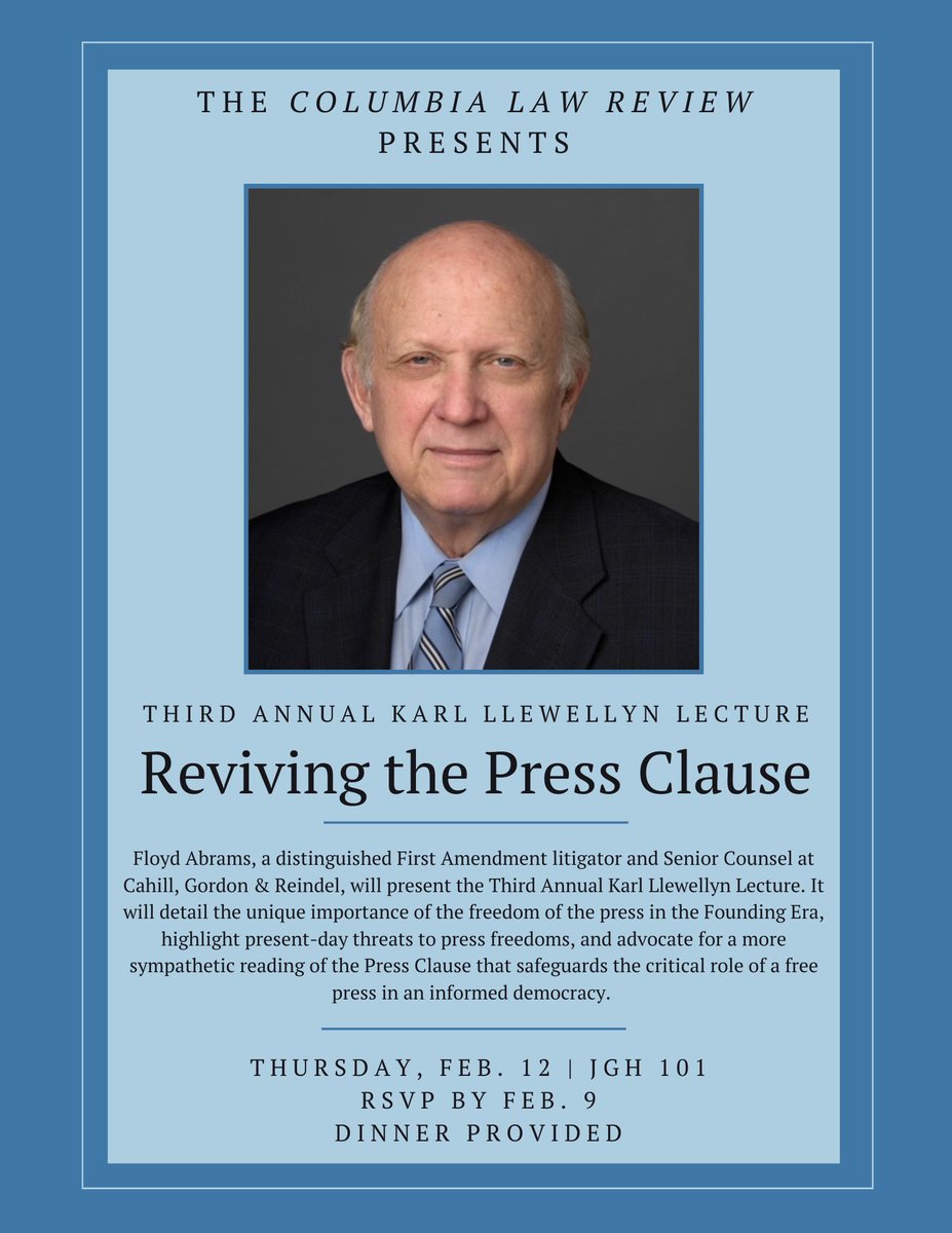 Columbia Law Review tweet media