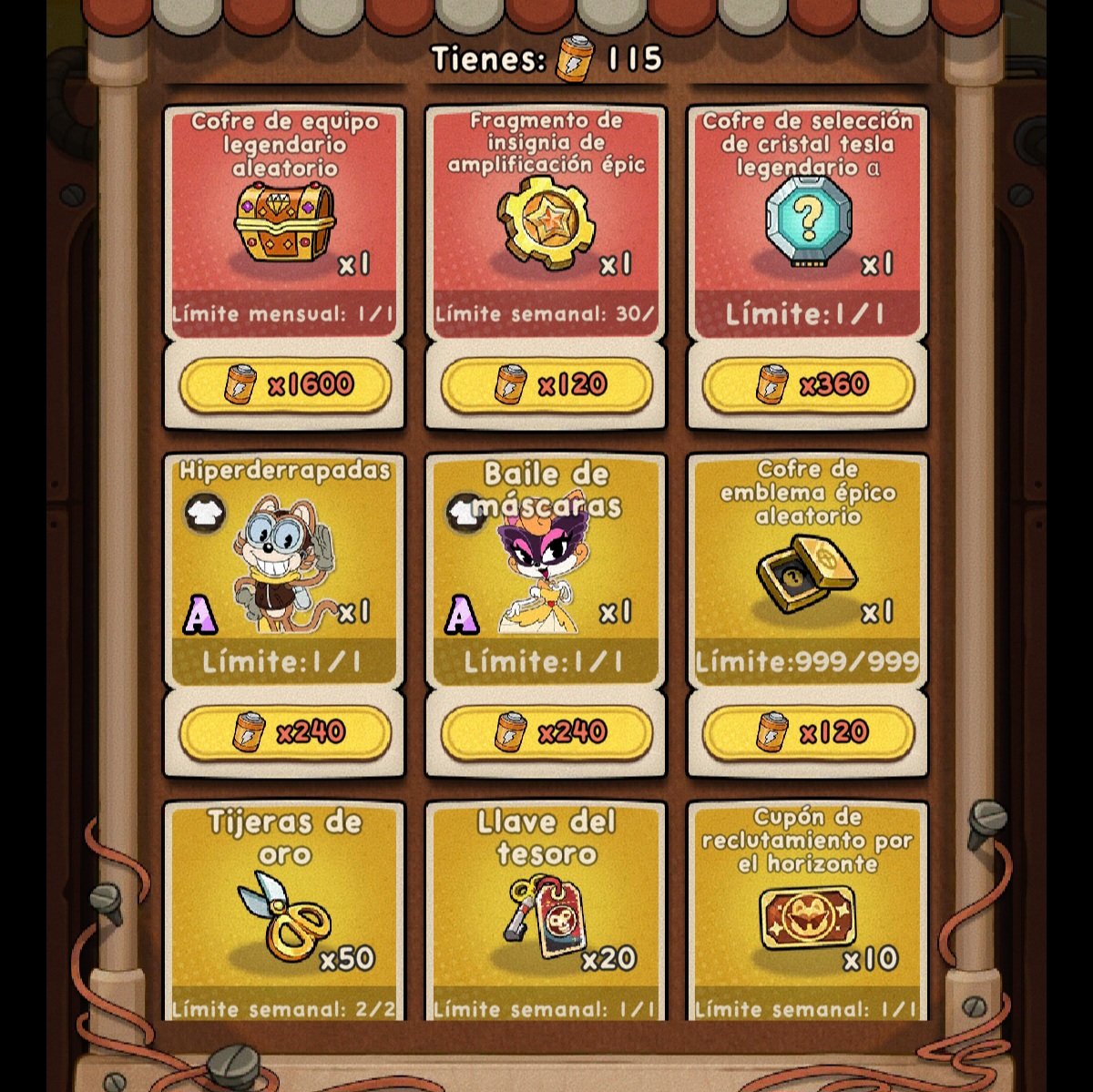 bauldv's tweet image. Notaron que en la Tienda de Intercambio de #acecraft ya podemos conseguir los Atuendos de Joey y de Elsa? 👗
Y también agregaron los Cristales Tesla Legendarios 🔮