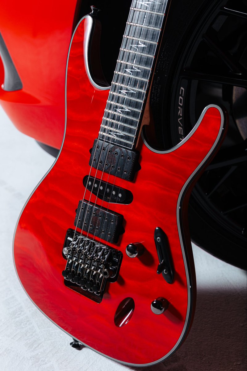 hurricanenita's tweet image. The TORCH RED JIVA10 has officially landed at #NAMM 2026 🏎️💨

Named for the iconic Corvette red color, the @ibanezofficial JIVA10R-TRC is spec’d like the original JIVA10, with striking red and black @DiMarzioInc Pandemonium pickups to match the design.

I always say every new…
