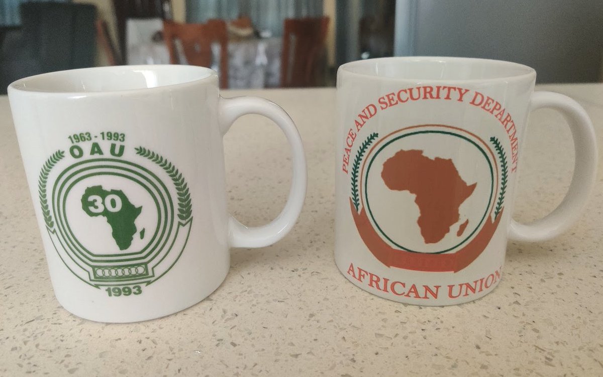 when the Airbnb has an African Union theme...