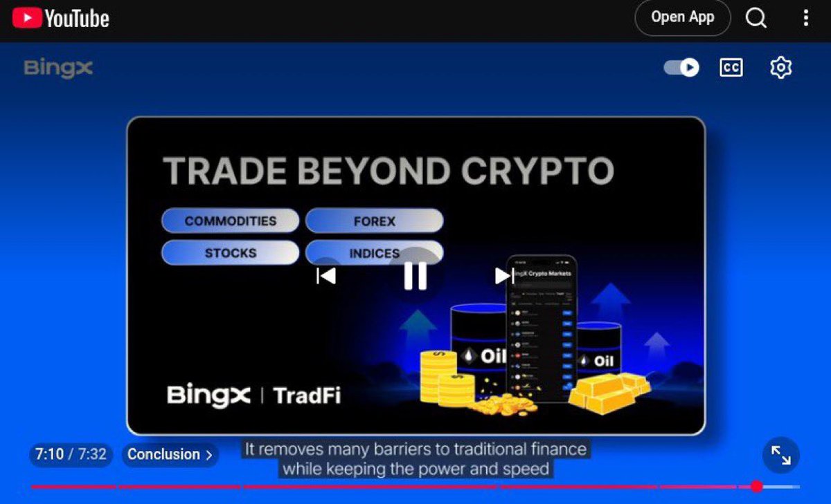 I’ve been looking into ways to trade Gold, stocks, indices, and other traditional assets using crypto friendly platforms, and found a really clear TradFi walkthrough by #BingX.

What stands out is how easy it is to follow. The video breaks down how traditional markets operate,