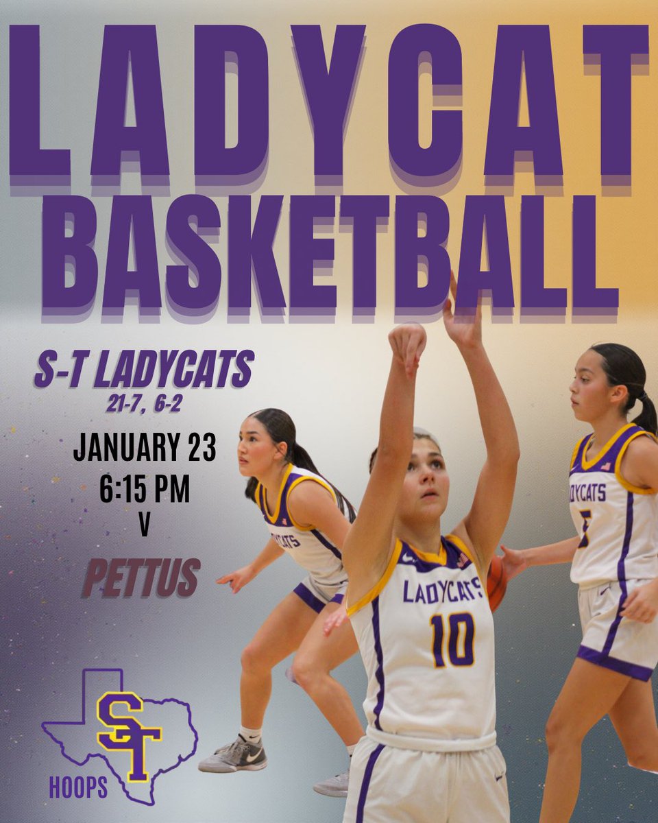 GAMEDAY! 

Lady Cats tip off vs Pettus tonight in Skidmore at 6:15

There is no JV girls game today. 

Format: 
5:00 - JV boys 
6:15 - Varsity girls 
7:30 - Varsity boys 

GOOD