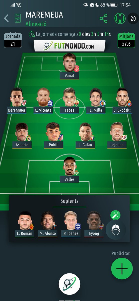 Buenas! FM prensa. Cambios para esta jornada? Tengo a la ARAÑA tambien 🙈🙈 Gracias!!!

<a href="/RemateFantasy/">Remate Fantasy</a> 
<a href="/DudasFootball/">Dudas Football</a> 
<a href="/asejorpicas/">AseJornadaPicas ♠️ JP</a> 
<a href="/OnogomezG/">Ono Asesor Futmondo</a> 
<a href="/onlyfantasytips/">Only Fantasy Tips ⚽️</a> 
<a href="/TUFANTASY1/">TU FANTASY</a> <a href="/biwengerlaliga/">Biwenger LaLiga</a> 
<a href="/AsesorMaldini/">AsesorMRMaldini</a>  <a href="/Asesor_Fantasy/">Asesorías Fantasy 🕵️‍♂️</a> <a href="/AsesorCuler/">Asesor Culer</a> <a href="/ElBielsaFantasy/">El Bielsa Del Fantasy</a> <a href="/BrokerFantasy/">Broker Fantasy 📈💸</a>