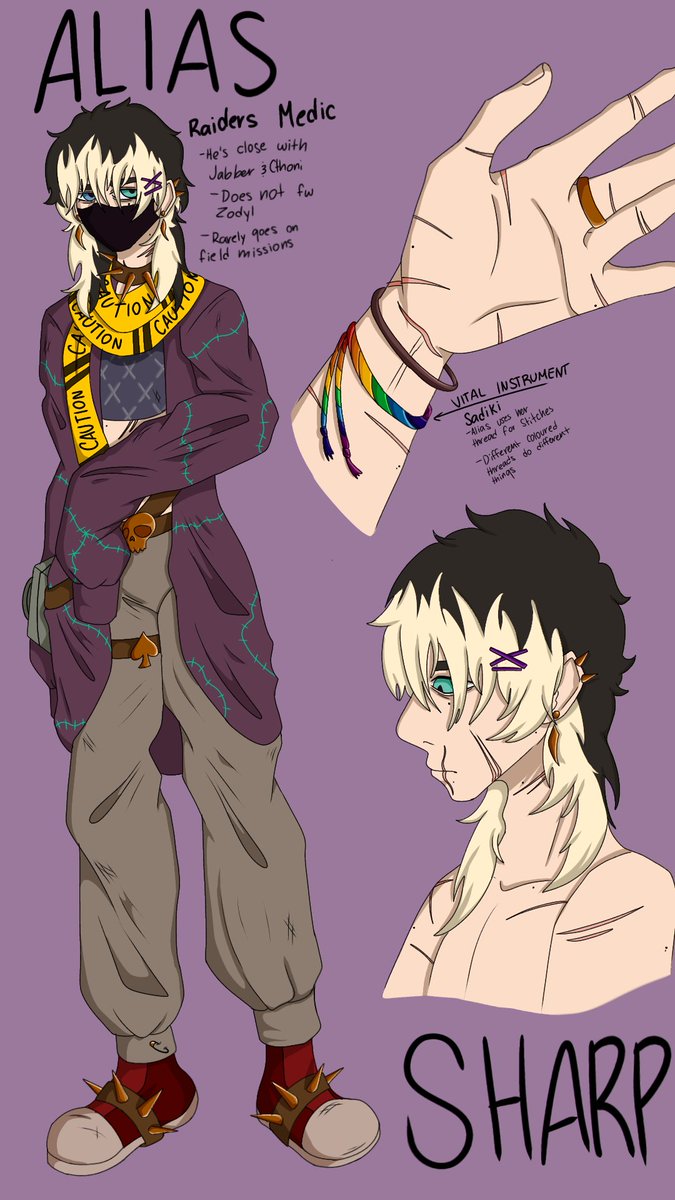 Gore__Fest's tweet photo. (posting this again because I had to edit some things)

Okay, so, Gachiakuta sona/oc right? 

#GACHIAKUTA #ocart https://t.co/KtEgQxaHOF