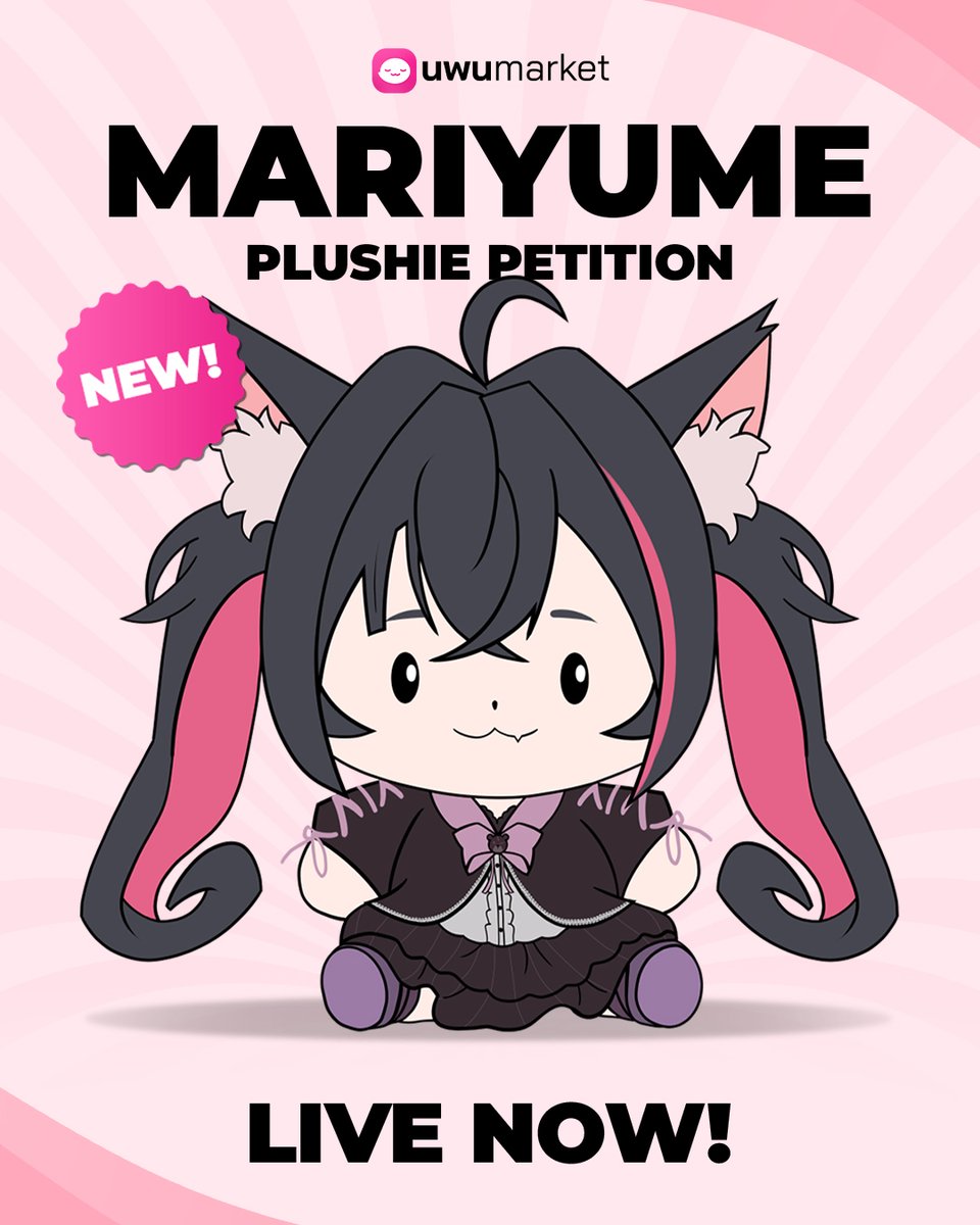 🚨IT'S FINALLY HERE!! 🚨
MARI YUME PLUSHIE!!