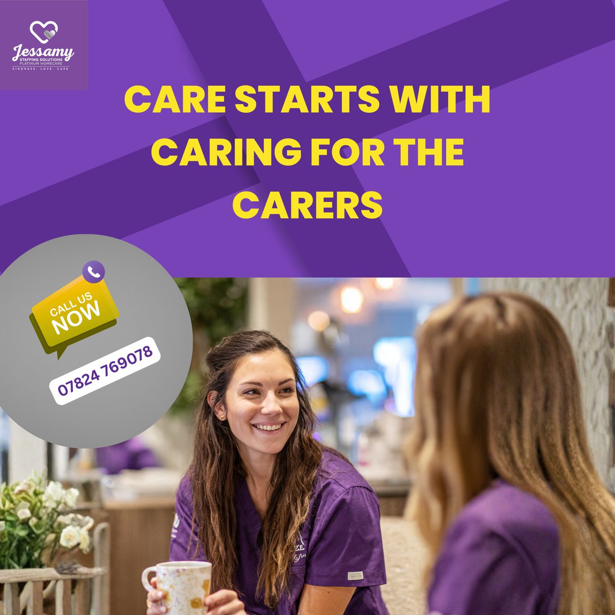 Quality care begins with supported carers. 

At Jessamy, we listen, guide, and grow our staff, helping them thrive, stay, and deliver compassionate and reliable care every day.

#CompassionateCare #TeamSupport #HealthAndSocialCare #CareProfessionals