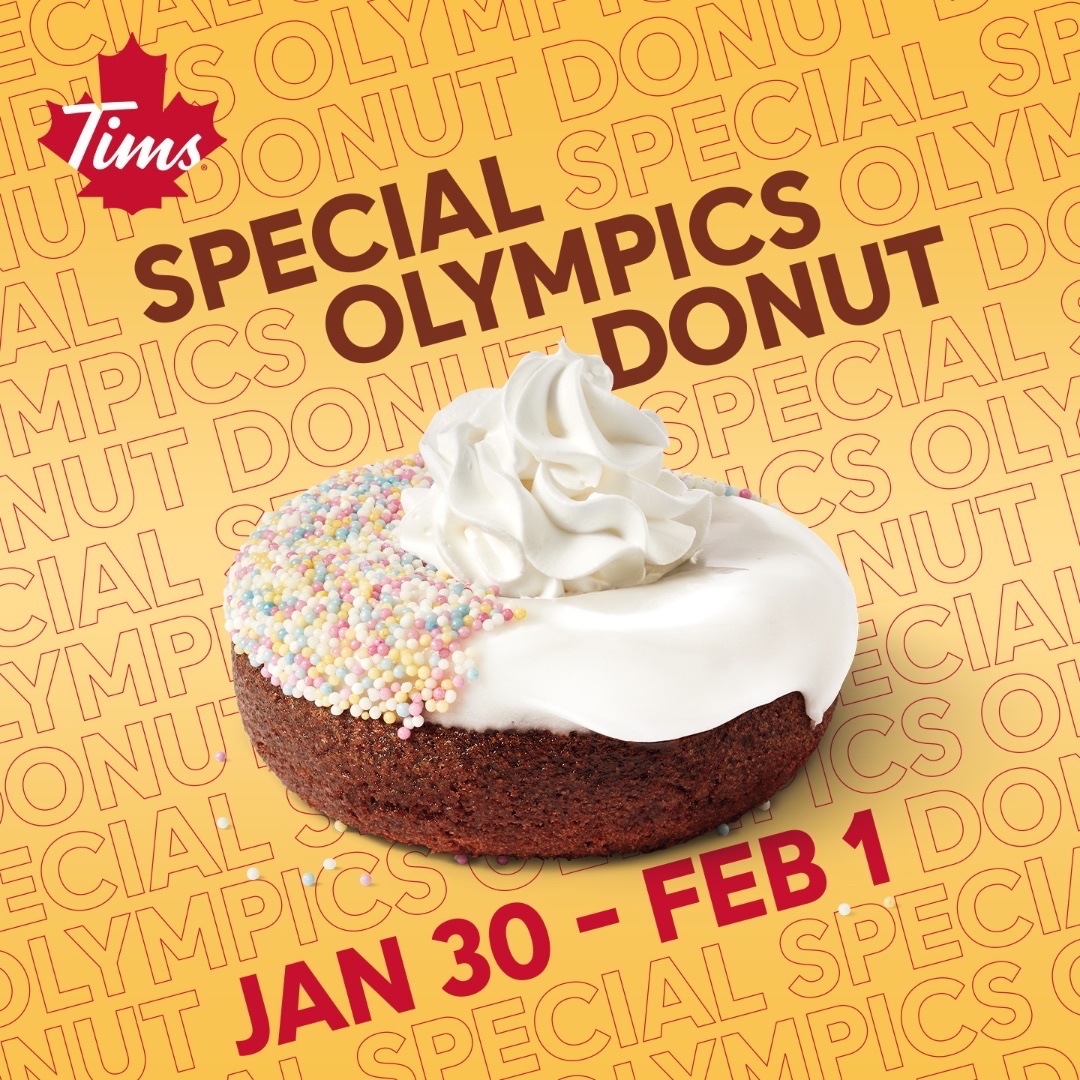 The Special Olympics Donut at <a href="/TimHortons/">Tim Hortons</a> is back in only one week, from January 30 to February 1! 🍩🥳

Proceeds will go directly to supporting thousands of Special Olympics athletes across Canada.

Find the pre-order form here: specialolympics.bc.ca/ways-to-give/s…

#ChooseToInclude