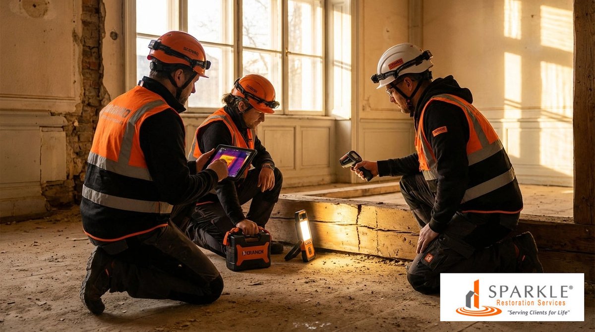 ⏱️ Speedy results, less stress! Sparkle’s smart sensors &amp; digital tools mean quicker responses and faster restoration: so you get back to normal fast. Curious about our tech? Drop your restoration questions below! 🤔 #SparkleRestorationServices