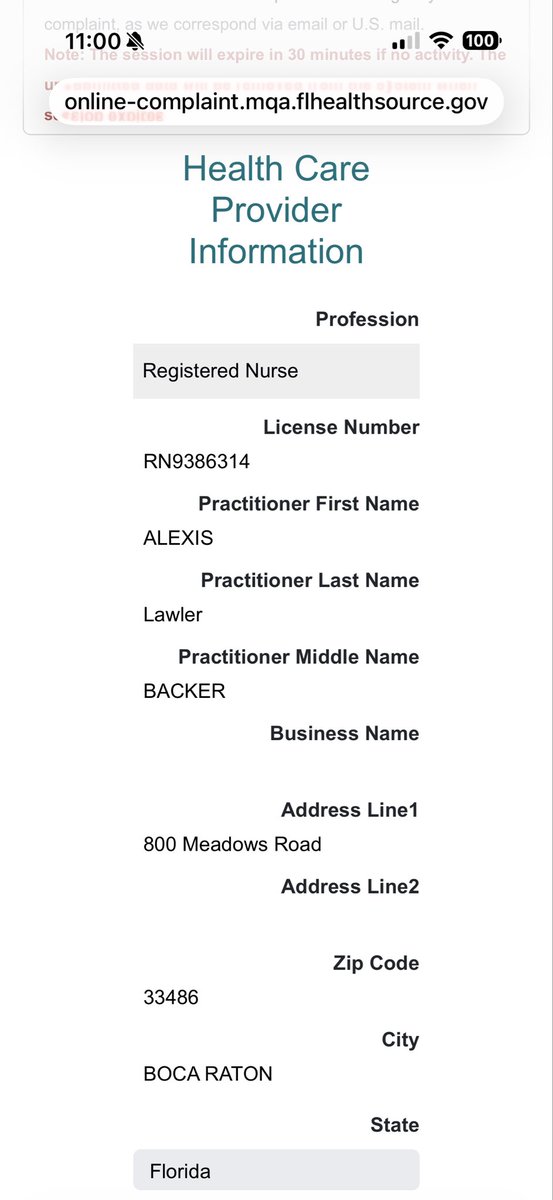 tzsharp00's tweet image. Report her to the Fl board of nursing