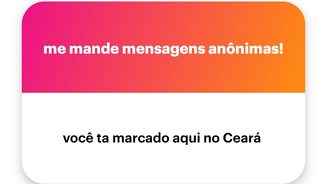 Que medo...
