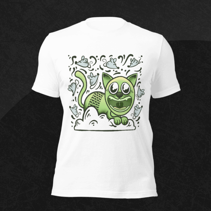 Death cat, happy cat.✏️👕