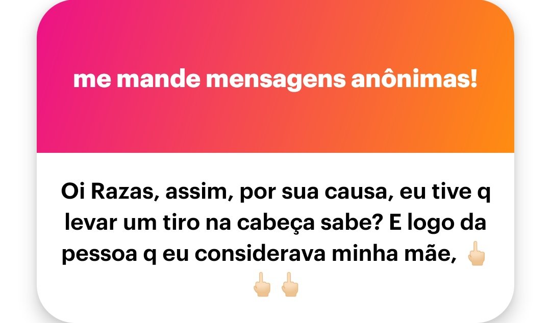 Por minha causa?
Fico lisonjeado...