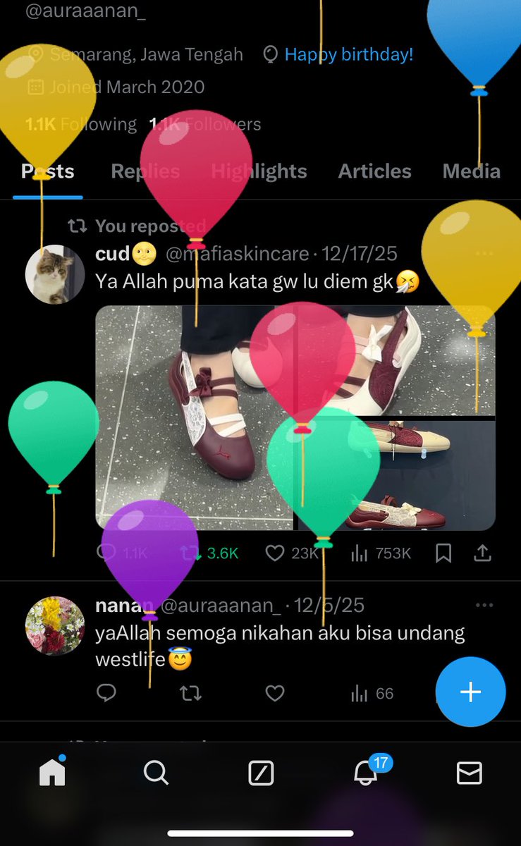 auraaanan_'s tweet photo. makasi udah setia ngucapin tiap taun ya… https://t.co/3U8TgieC7M