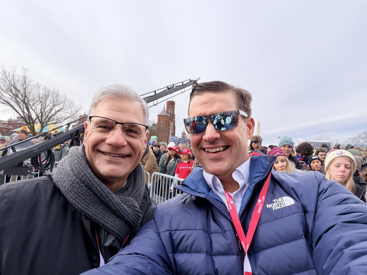 Incredible to march alongside <a href="/jorelg/">Jor-El Godsey</a> and <a href="/HeartbeatIntl/">Heartbeat Int'l</a> for life! 

<a href="/johnmize_/">John Mize</a>  
#MarchForLife #marchforlife2026