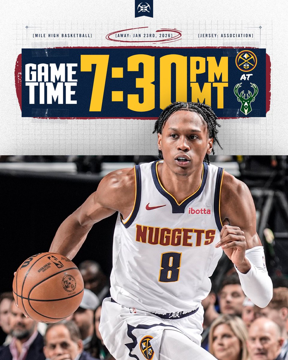 nuggets's tweet image. Woke up in Wisconsin 

#MileHighBasketball