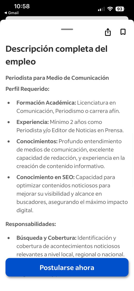 Observa_Mexic0's tweet photo. Otra vez un trabajo pinche @MediosTerror @TrabajosMierda 
¿En serio apenas y ofrecen poco más del salario mínimo para tanto requisito? Debería darles vergüenza @Mexico_Escucha Basta de precarización! https://t.co/9KWl6THy5I