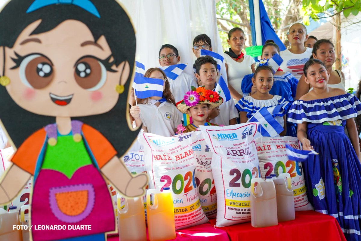 #Ahora|| El Ministerio de Educación realizó la entrega de la Merienda Escolar 2026 en el Colegio 14 de septiembre en  Managua.

Seguimos avanzando en Revolución ✊🏻🔴⚫

#Nicaragua