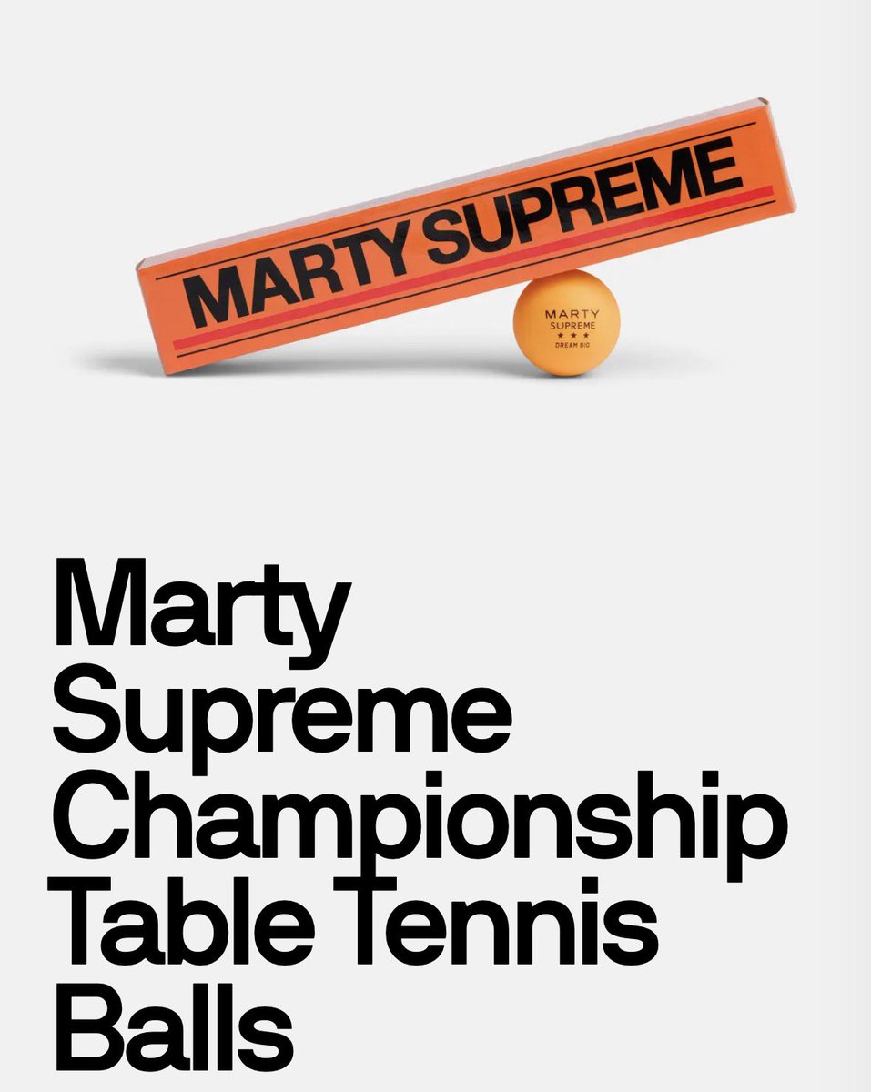 timchals's tweet photo. for anyone interested, a24 is now selling the marty supreme ping pong balls https://t.co/LQijYMELgc