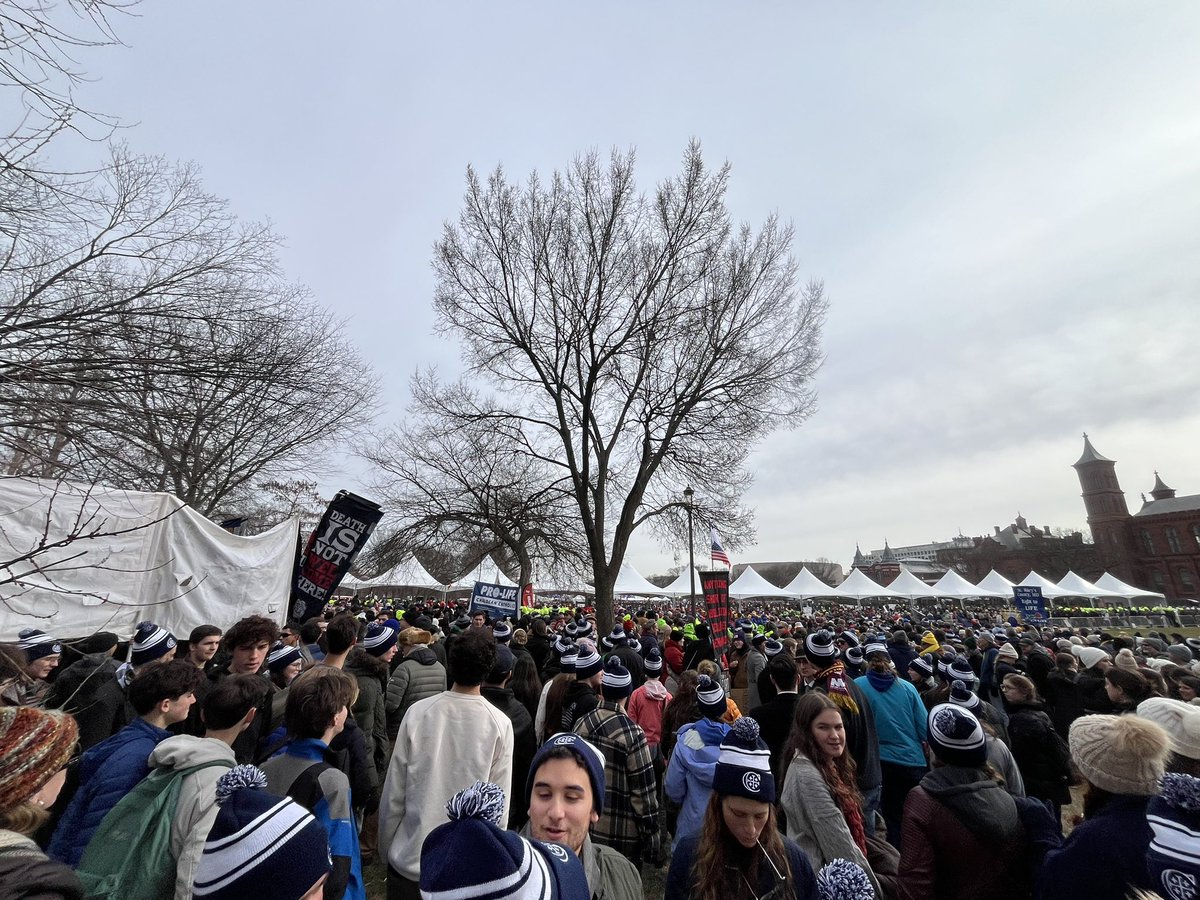 JackPosobiec's tweet image. The size of the March for Life is indescribable. The Power of Christ the King has arrived in DC