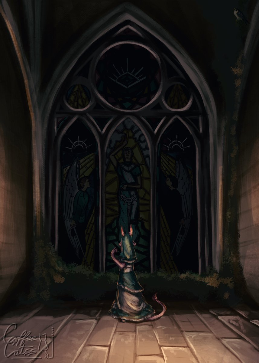 Was explaining The Lore to a friend and she asked what this would look like without the illusion of “The Light” and… here. 

#criticalroleart #criticalrolefanart #criticalrolecampaign4