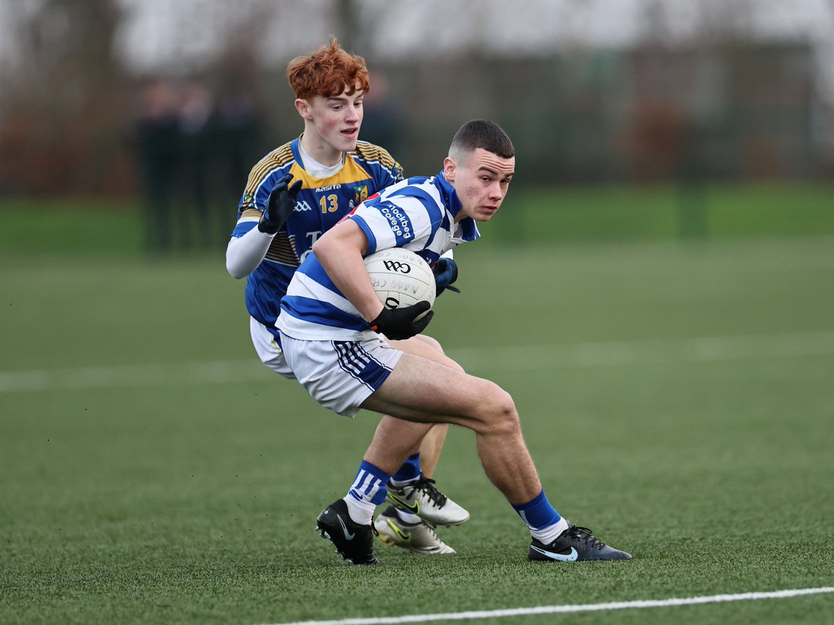 pgahern's tweet photo. Congratulations to Knockbeg who overcame Naas CBS in  u 16 FC  at SETU South Campus. A strong 2nd half made the difference. Well done to Ref Lar Murphy. Thanks to SETU for the superb facilities. @SETUCarlowGAA_ @Carlow_GAA @Natsport @kclr96fm @TheLeftWingBack @knockbegcollege https://t.co/j3PLYFrrlY