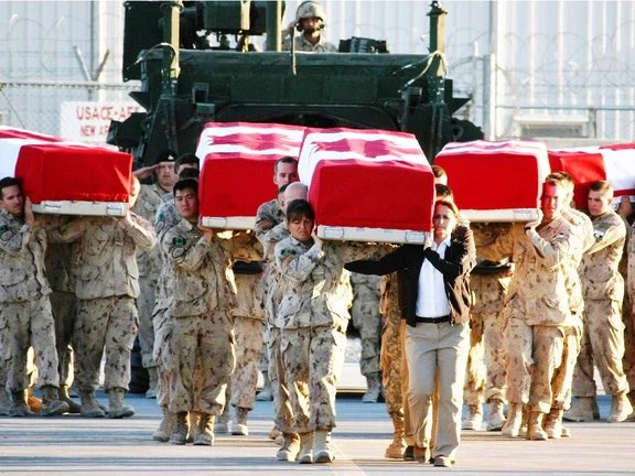 NATO troops ‘stayed a little back from frontlines’ in Afghanistan - US President Trump 

Canada 🇨🇦 was the frontline!