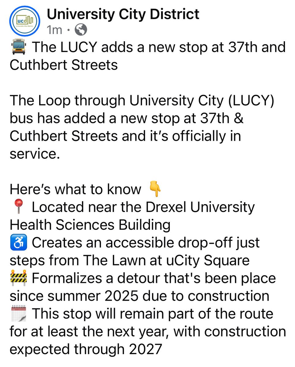UCDSafe's tweet photo. New temporary LUCY stop https://t.co/vweXWMh3z3