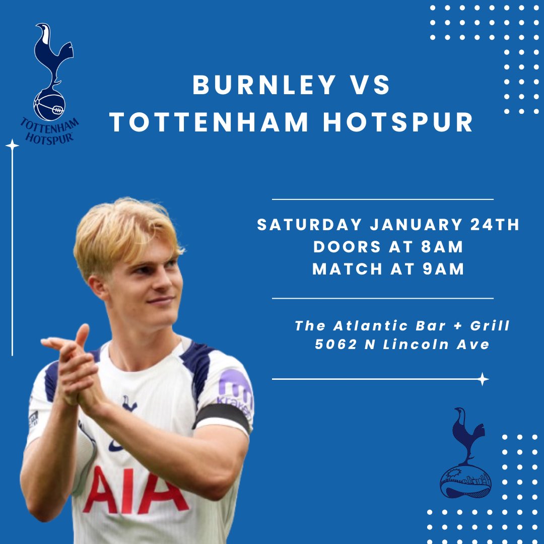 Despite the cold here in Chicago, the Atlantic will be open for our match against Burnley tomorrow! ❄️ 

Please do not risk life/limb to watch with such adverse weather conditions. If you are planning on joining, we will see you tomorrow bundled up in ample layers!!!
