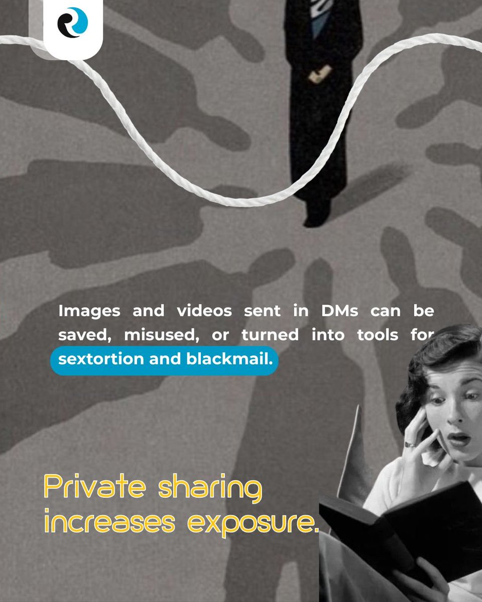 ReputationUP1's tweet photo. TikTok now allows photos and videos in private chats.
A feature that expands connection but also the risk of sextortion.

👉 Stay informed and protect your digital reputation TODAY

https://t.co/pJxnvB8oDo

#TikTok #Sextortion #OnlineSafety #DigitalReputation #CyberRisk https://t.co/xuGR1zkzjh