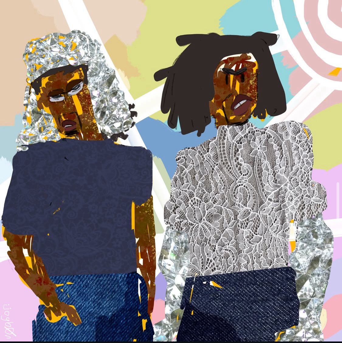 ijogb0n's tweet image. Miracle boyz was easily the best painting from me in 2025