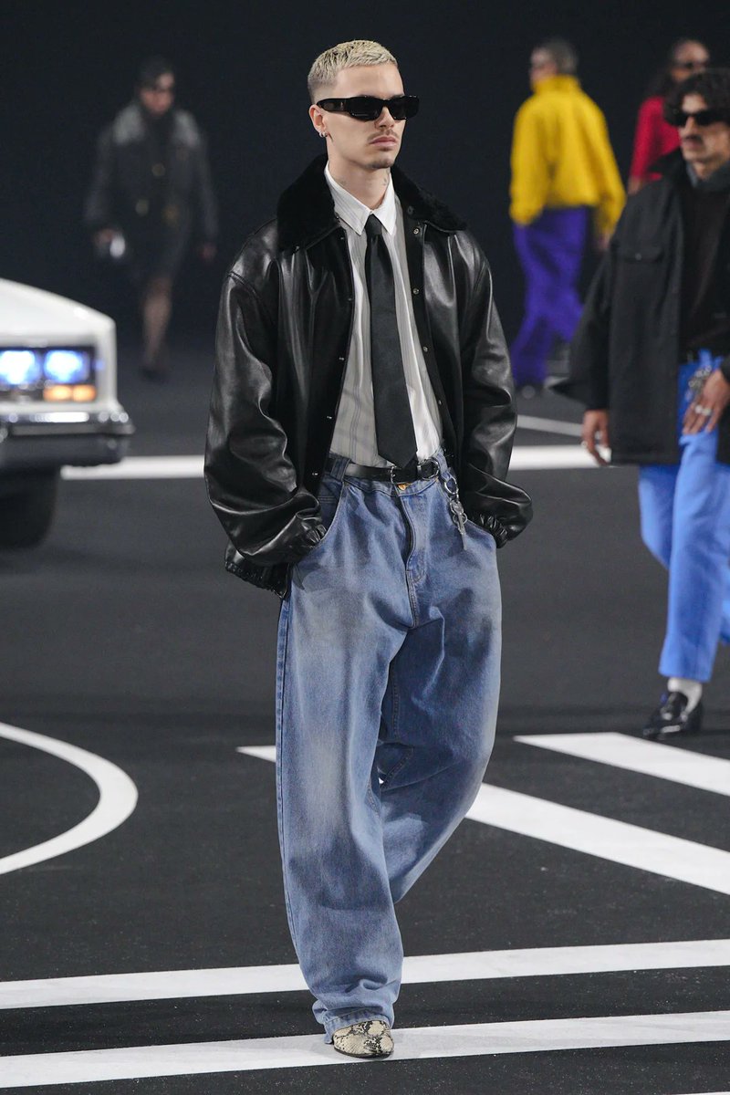 ComplexStyle's tweet image. Romeo Beckham walks in the Willy Chavarria FW26 show