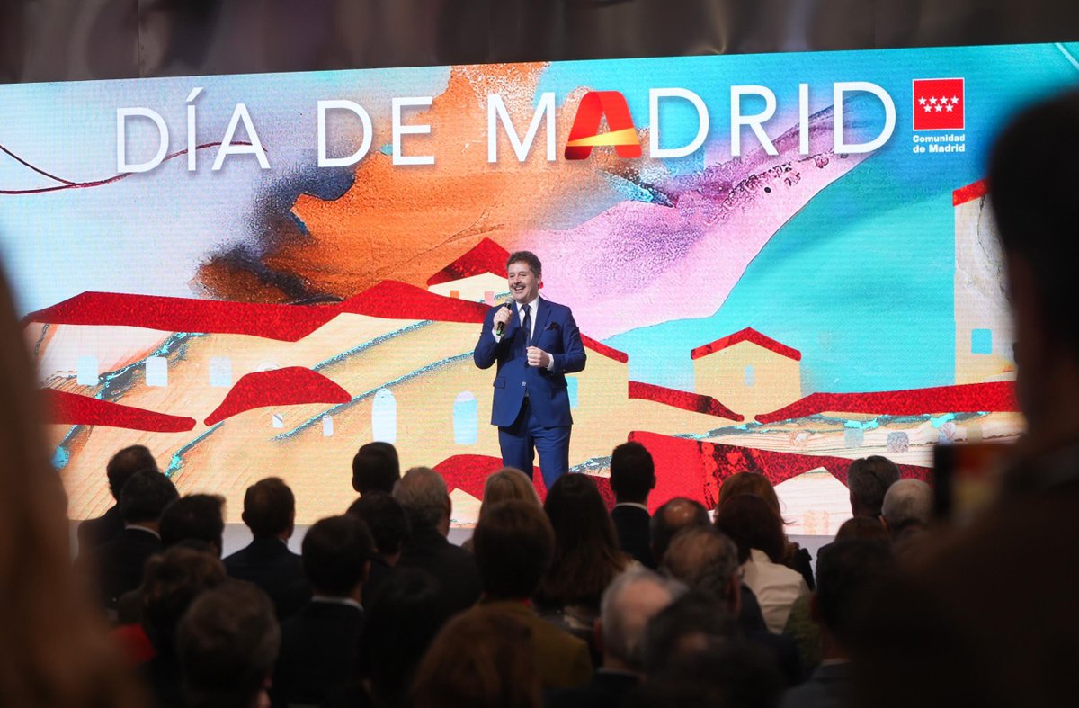 depacoserrano's tweet photo. Celebramos el #DíaDeMadrid en #FITUR2026 ofertando al mundo la región con el mejor estilo de vida, @ComunidadMadrid. Todo está en Madrid. Vuelve a pensar en Madrid.

Gracias a todos los que lo habéis hecho posible. 

#MadridMarca https://t.co/8AWF77aw8P