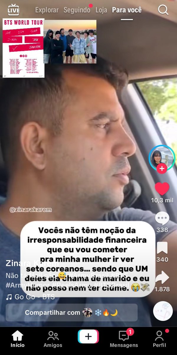 PBTSBR's tweet image. Eu to me divertindo muito com os maridos das barmys postando sobre o show dos meninos kkkkkk