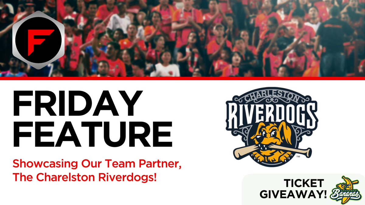 FanCompass's tweet image. Today's Friday Feature is the @ChasRiverDogs with their @BananaBall_ Giveaway where fans can enter to win 4 premium VIP tickets to one of the two Loco Beach Coconuts vs. Indianapolis Clowns games at their home stadium! Check it out...  bit.ly/49wyHHE