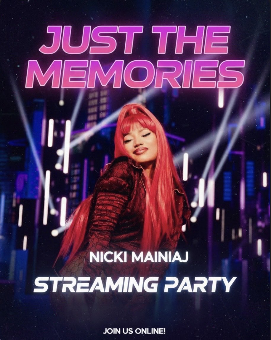 TheLordeMinaj's tweet photo. โAll of the colors in the world, you couldn't paint Nickiโ
stream just the memories today ๐๐
#TeamJustTheMemories
Apple Music:
https://t.co/Z6zATdmTax
Spotify:
https://t.co/SSw7v1Ee9B https://t.co/42qBgxl0JB