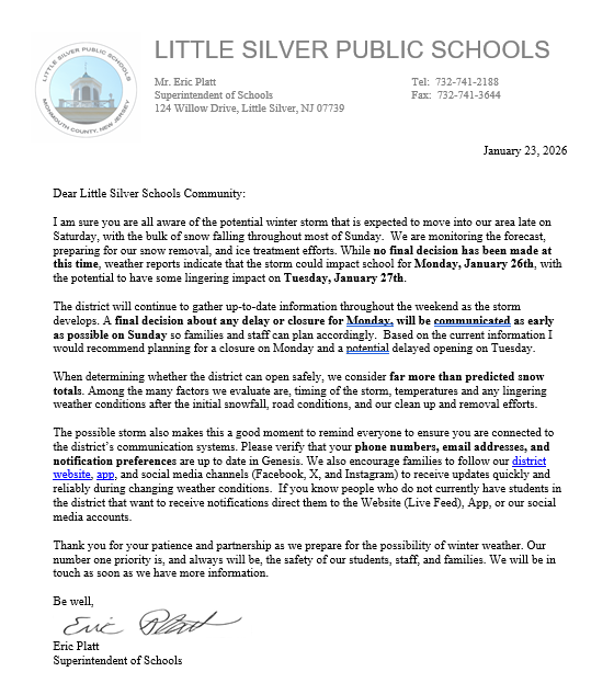 Little Silver Public Schools tweet media