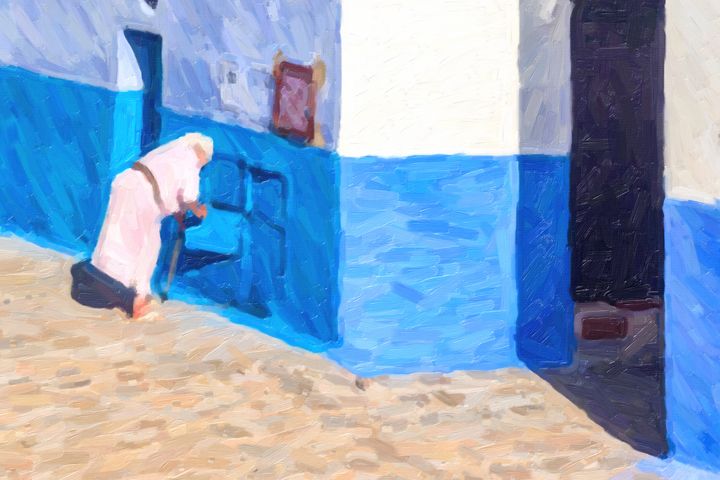 Art of the Day! "Chefchaouen". Buy at: ArtPal.com/pierivb?i=1082…