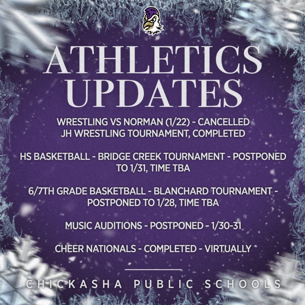Chickasha Athletics and Activities tweet media